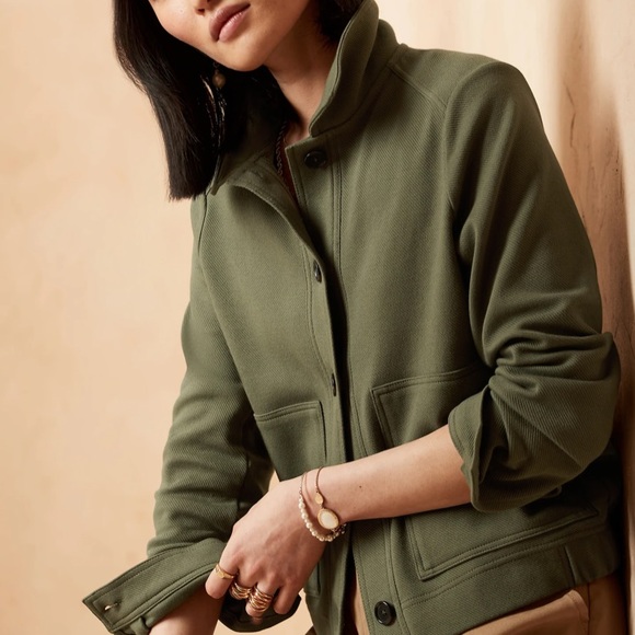 Banana republic factory knit moto jacket Clearance